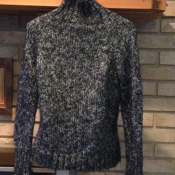 Express turtleneck Glitter sparkle sweater - Picture 5 of 6